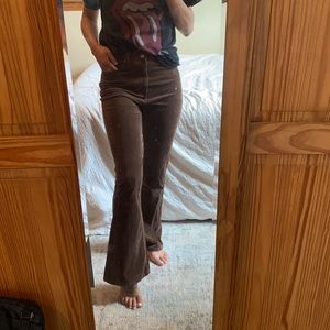Brown Corduroy  Flares
